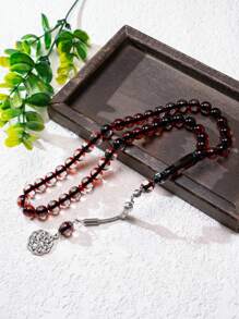 45 Stücke/10 cm Muslimische Gebetsperlen Tasbih Rosenkranz Armband, Harz Einzelstrang