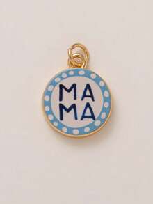 1 件夏季时尚 INS 可爱简约蝴蝶花朵月亮 DIY 吊坠，镀 18K 金，不易氧化，适合老婆妈妈自由搭配。