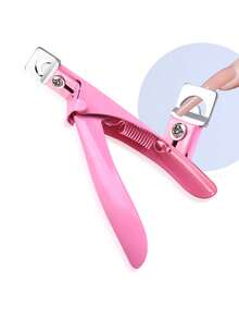 YUANDU Nagelklipparset med en karaktär, inklusive U-formad klippare, parallellklippare, nagelklippare, kristallgel och nagelfil, viktiga manikyrverktyg, nagelvårdsverktyg, nageltillbehör, nagelverktyg, nagelkonstverktyg, skolstart, naglar, nagelverktyg för press-on-naglar, manikyr- och pedikyrverktyg - Rosa - Visa 4