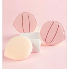 5 piezas/set de maquilladores - Esponjas de maquillaje suaves para uso húmedo y seco, con una fuerte capacidad de liberación de polvo, material suave y cómodo, para una aplicación de Maquillaje impecable, adecuado para líquido, crema y polvos, esponjas de cosméticos de varios colores 5 unidades/Set
