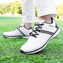 A Pair  Sporty    TPU    Golf Soccer Shoes  Outdoor    Four Seasons - 白色 - 查看 4