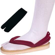 Geta - Zapatos unisex para cosplay - rojo (Red-3) - Ver 3