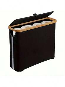Toilet Paper Holder Storage Box, 1 Piece Multi-Purpose Bathroom Organizer With Lid, Home Organizer For Bathroom, Office, Laundry Room, Boxes