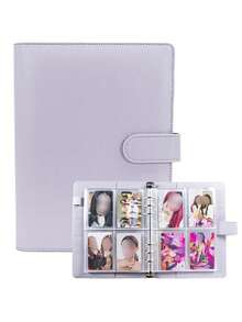 1 chiếc bao đựng ảnh A5, bìa đựng ảnh bằng da PU dành cho người sưu tầm, có 25 khe đựng thẻ, dụng cụ lưu trữ ảnh thần tượng. - Nhiều màu - Xem 4