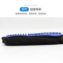 五指宠物美容手套、猫咪按摩浴刷、宠物毛发去除手套、狗狗按摩浴必需品 - 彩色 - 查看 6