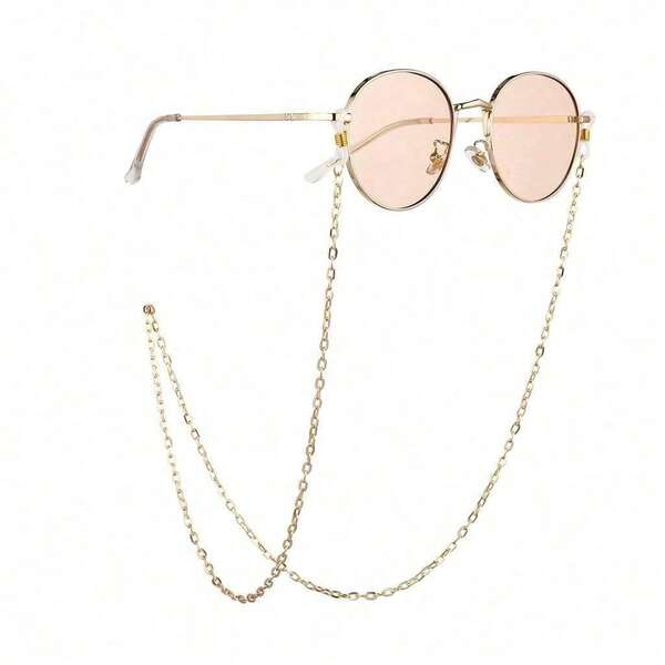 1pc Simple And Fashionable Chain Buckle, Glasses Chain, Mask Rope Chain, Glasses Suspension Rope, Sunglasses Necklace, Glasses Strap (Excluding Glasses)
