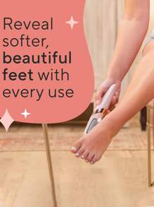 Electric Foot Remover, Rechargeable Dead Skin Remover, Foot Scrubber, Pedicure Knife, Accessories 2 Coarse And Fine Grinding Heads, 1 Charging Cable, 1 Cleaning Brush - Multicolor - View 3