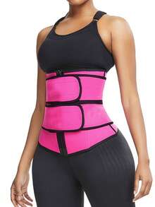 1pc Men's Waist Trainer Trimmer Corset Abdominal Binder Neoprene Sports Waist Belt, Sweat Waist Trainer Wrap For Men, Unisex Waist Trainer Sports Belt - 1PCS - View 2