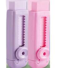 4pcs/3pcs/2pcs/1pc Retractable Erasers, Super Clean Smudge-Free Non-Crumbling Erasers, Student Correction Stationery Erasers, Back To School Essential, Reward Small Gifts