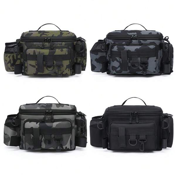 Waterproof Fishing Waist Pack – Multi-Function Lure Tackle Bag With Detachable Rod Holder & 20L Capacity (Hands-Free Design For Kayak/Bank Fishing)