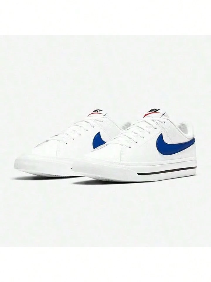 Nike 童鞋大童 全新COURT經典透氣輕便運動鞋小白鞋休閒鞋板鞋 - 藍白色 - 查看 1