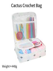 54pcs Multi-Color Crochet Set For Beginners, DIY Knitting Tools, Starter Knitting Tool Storage Kit, Suitable For Handmade Pet Sweater, Small Bag, Pendant Accessories, Random Color - Multicolor - View 7