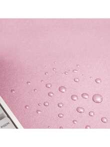 Miếng lót chuột cảm ứng bằng da thật cỡ lớn, viền khâu thủ công, chống trượt và chống thấm nước, thích hợp cho bàn học và bàn làm việc. - Hồng - Xem 4