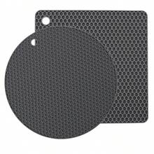 Square Silicone Heat-Insulating Mat, Silicone Heat-Insulating And Anti-Slip Mat, Honeycomb Silicone Kitchen Table Mat, Multi-Functional Heat-Insulating Mat, Coaster, Spoon Rest, Suitable For Cooking And Dining - Multicolor - View 20
