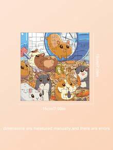 1 Set Paper Jigsaw Puzzles, 36pcs Delicate Puzzles With Animal, Penguin, Ocean, Space Themes, Children's DIY Educational Toys, Parent-Child Interactive Props, Develop Hands-On Ability And Thinking, Holiday & Birthday Gift - Multicolor - View 10