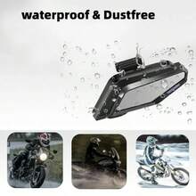 Kihous 1pc L8 Soft Tube Mic Motorcycle Wireless Motorcycle Helmet Headset Bluetooth Hands-Free Call Phone Motorcycle Waterproof Earphone Music Player Moto Helmet