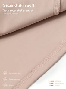 VUTRU 女式长袖夹克，带拇指孔、双口袋、跑步、健身上衣 - 藕粉色 - 查看 7