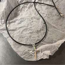 全新 1 件/5 件套复古时尚仿皮绳星星吊坠项链小众百搭时尚项链女士 - 彩色 - 查看 6