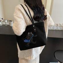 Women Crossbody - 黑色 - 查看 6