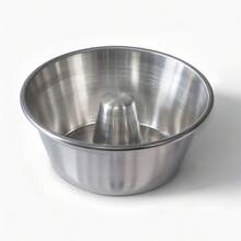 Kit 6 Mini Formas Nº12 300ml Alumínio Pudins Bolos Sobremesas Individuais Cozinha Criativa 12cm - Cinza Claro - Visão 2