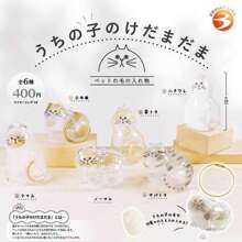 1/3/6pcs Cat Hair Storage Transparent Capsule, Cat Hair Collection Box, Charm Gashapon, Keychain Pendant, Pet Hair Storage Capsule