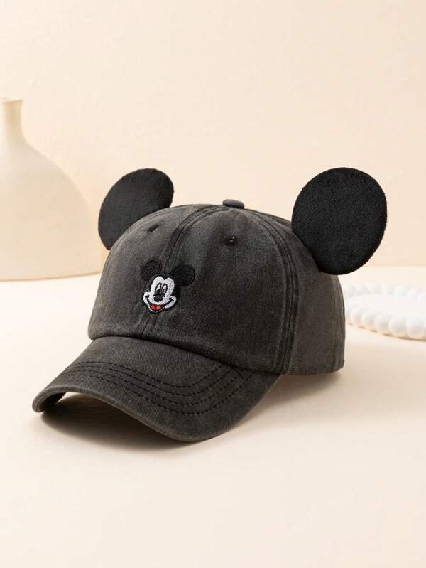 Disney 1pc Unisex Disney Cute Mickey Minnie Winnie The Pooh Donald Duck Reversible Digital Print Bucket Hat, Suitable For Couples Everyday Wear And Vacation