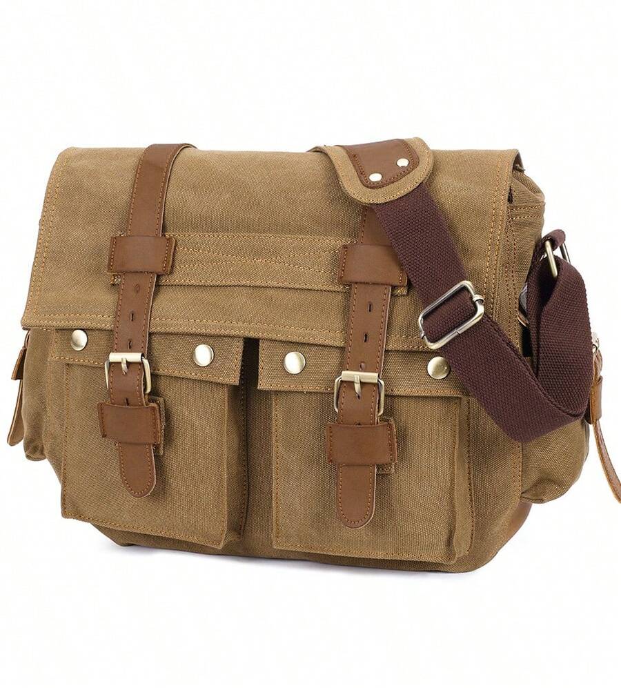 Men Briefcase - Grey - View 1