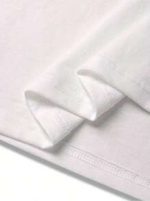 Front Cycling Cat Pattern Printed Round Neck Short Sleeved T-Shirt Top, Comfortable And Breathable Fabric, Casual Sports Style Men's 100% Cotton Streetwear T-Shirt (For Loose Effect, Please Choose A Larger Size)