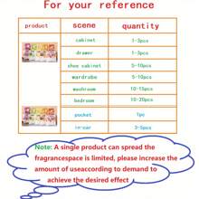 10 piezas de Sachets de armario para eliminar olores y prevenir el moho, difusor de aroma para vehículos, fragancia floral montada en la pared, potenciador de fragancia para dormitorio, retención de fragancia de larga duración, paquete de fragancia para hogar, hotel, casa de huéspedes, restaurante, supermercado