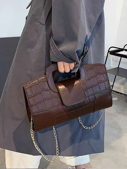 Fashionable Minimalist New Niche Design Baguette Clutch