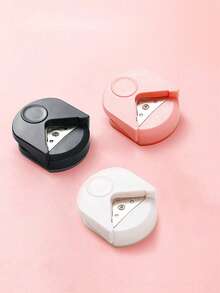 1pc R4 Corner Punch, Portable Paper Trimmer And Cutter, Suitable For DIY Card, Photo Cutting, Scrapbooking, R4 Corner Rounding, Card Paper Photo Rounding, Plastic Film Rounding, Card Straight And Sharp Angle Cutting - Multicolor - View 7