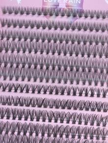 240 Kit extensão de cílios tufinho Lash iniciante diy -MIX 9-14MM - Preto - Visão 3