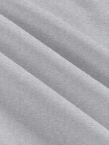 Camiseta manga larga con estampado de coche vintage, de corte holgado y casual para mujer, manga larga, para otoño e invierno - Gris - Ver 4