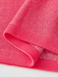 Women's Starfish Sequin Mini Dress,Square Neck Knit Bodycon Short Dress,Sleeveless Star Print Micro Dress,Summer Teen Girl Going Out Aesthetic Streetwear Suitable For Beach Daily Dating Vaction Party Club Concert - Hồng - Xem 9