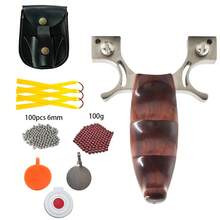 طقم للصيد بالخارج يشمل: عقدة الفراشة خشبي مرن، رأس سهم من الفولاذ المقاوم للصدأ، أجهزة لعبة للأولاد، سلاح للصيد والرماية بالخارج، سلاح مدى الصيد، قذيفة فولاذية قوية للاستخدام الترفيهي للكبار، خاصة لصيد الطيور