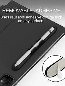 Capa Protetora de Silicone para Caneta Stylus de Tablet, Slot de Suporte de Caneta Stylus de Silicone para Tablet, Compatível com Apple Pencil Pro ou 1st/2nd Geração, Galaxy Tab S6 Lite S7 FE S8 S9 S10 Ultra, Acessórios para Tablet - Multicolorido - Visão 5