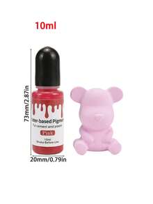 10ml/瓶 24色石膏著色樹脂染料，水溶性濃縮顏料，適用於混凝土水泥模具製作、DIY手工皂著色、蠟燭製作染料顏料 - 彩色 - 查看 11