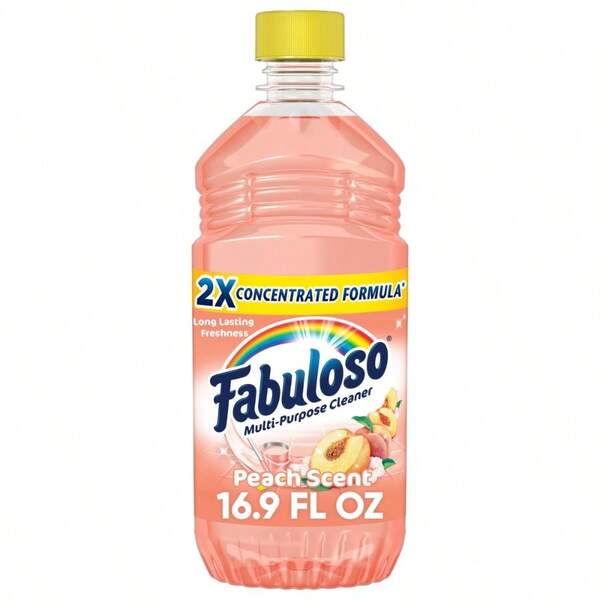 MultiPurpose Cleaner 2X Concentrated Formula Floor Cleaner Peach Scent 16.9 Fl Oz