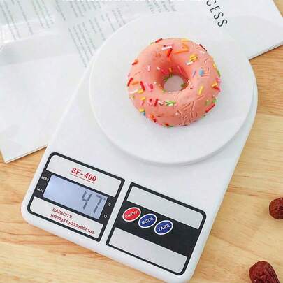 SOKANY Esta báscula electrónica de cocina de precisión de 10000g-1g es compacta y portátil, equipada con una pantalla LCD, alimentada por baterías AAA y fabricada en material ABS. Adopta un diseño colgante para una colocación fácil. La parte inferior tiene ventosas para mayor estabilidad. Es una opción ideal para el hogar y la oficina, perfectamente adecuada para la preparación de alimentos y las actividades de horneado en la cocina.