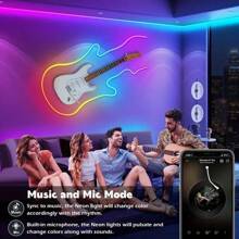 0,2m - 5m RGB flexibles Neon-Schild, USB-betrieben mit Fernbedienung, Mehrfarbenwechsel, zum Selbstgestalten für TV-Hintergrund, Wohnzimmer-Dekoration, Spielzimmer, Weihnachts- und Halloween-Dekoration