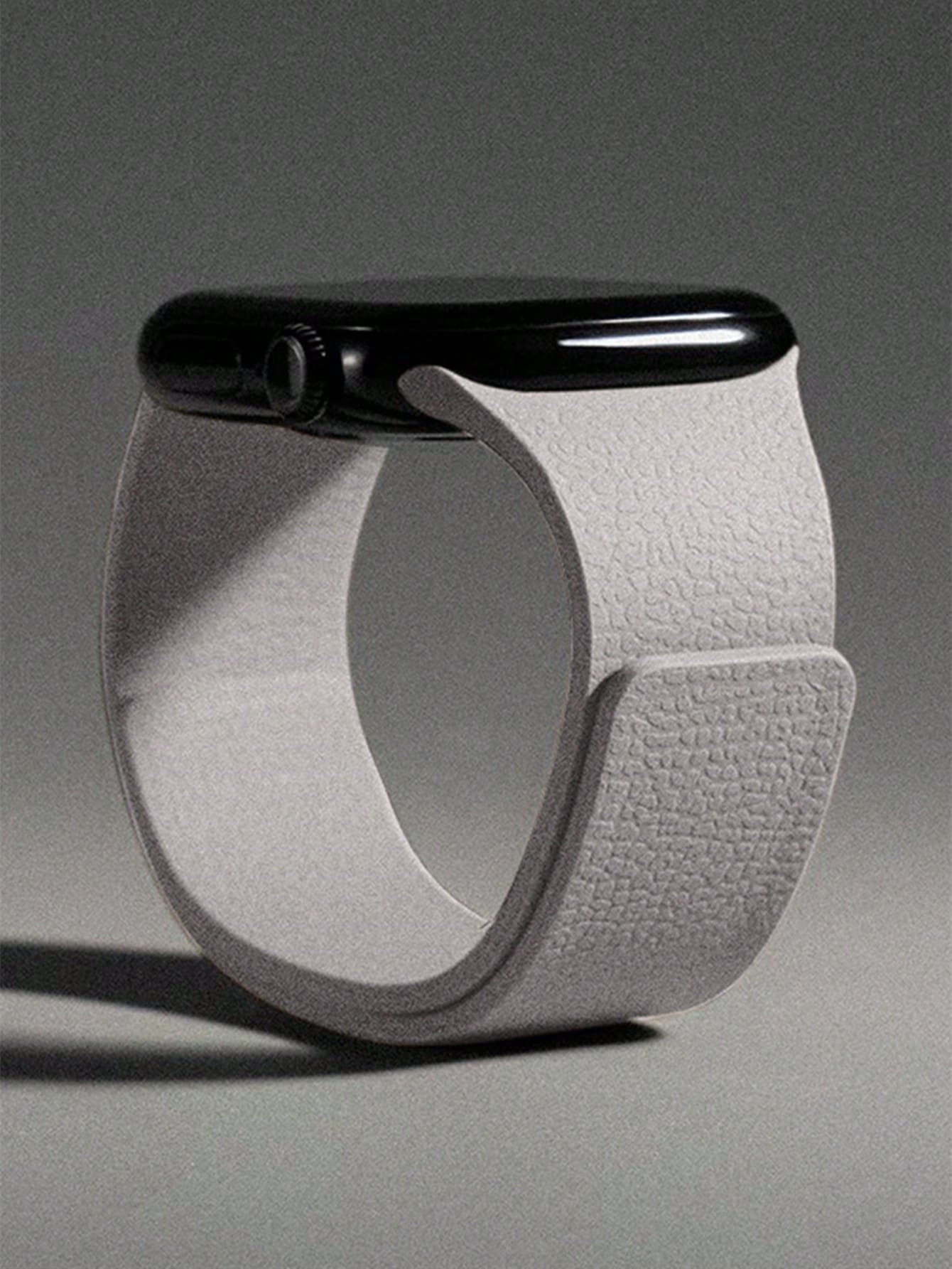 1 pieza Correa de reloj de silicona con patrón de lichi compatible con Apple Watch de 42mm, 38mm, 40mm, 41mm, 44mm, 45mm, 46mm, 49mm, para hombres y mujeres, compatible con Apple Watch Series Ultra2, Ultra SE2, SE, 10, 9, 8, 7, 6, 5, 4, 3, 2, 1, correa de reloj inteligente de moda