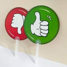 10 peças de remos de dupla face com polegar para cima/baixo - Placas de feedback para ensino em sala de aula para crianças e professores, jogos em sala de aula, recompensas para ensino, interação de atividades e ferramentas de recompensa