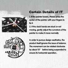 Stylish Vinyl Record Kitchen Wall Clock Home Abstract Art Decoration Gifts