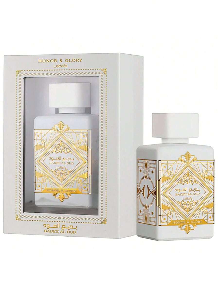 Lattafa Bade'e Al Oud Honor & Glory 男女通用淡香水 3.4 盎司/100 毫升 - 淡化黑斑 - 查看 1