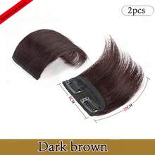 1 件女士隐形无缝假发，厚实蓬松的假发片，基本款接发片，用于增强侧面和头顶的头发