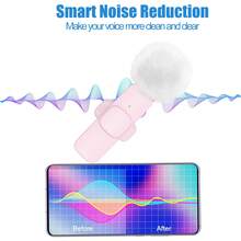 无线领夹式麦克风兼容 Iphone TypeC iPad 领夹式麦克风即插即用 2.4G 超低延迟内置降噪芯片工作时间用于视频录制采访播客 Vlog（粉色），领夹式麦克风兼容，播客麦克风>粉色，迷你粉色麦克风 - 粉色 - 查看 8