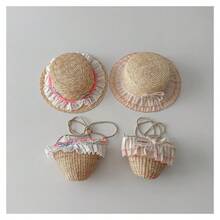 Women Shoulder Bags - SW標草帽粉裙邊(兒童) - 查看 3