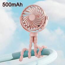 1pc USB Rechargeable Octopus Handheld Fan, 500mAh Portable Quiet Desk Mini Foldable Small Fan For Stroller, Dorm, Bicycle, Outdoor Use - Small Fan Octopus - View 14