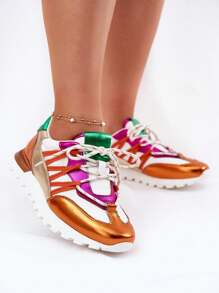 女士时尚百搭休闲通勤鞋 - 彩色 - 查看 9