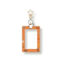 角色扮演系列动漫人物卡哇伊新 Kpop 卡通 Bt，-21，流行 Cooky Koya 3 英寸偶像透明卡夹信用卡 ID 银行卡照片卡夹钥匙扣送给朋友的圣诞节和生日礼物